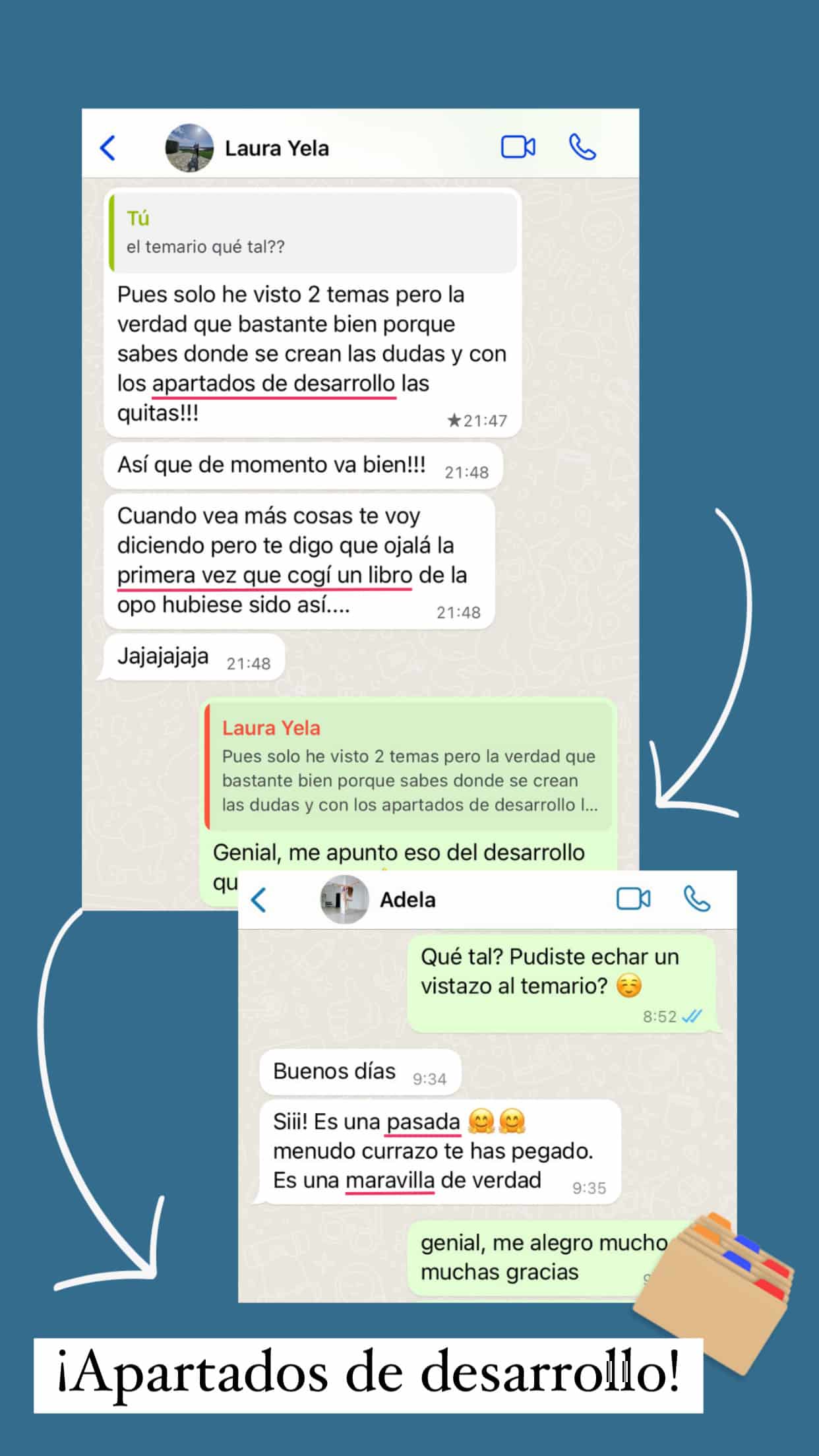 stories testimonios - Yela y Adela